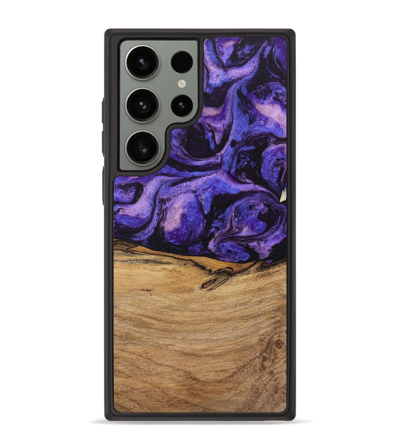 Galaxy S23 Ultra Wood Phone Case - Karyme (Purple, 746751)