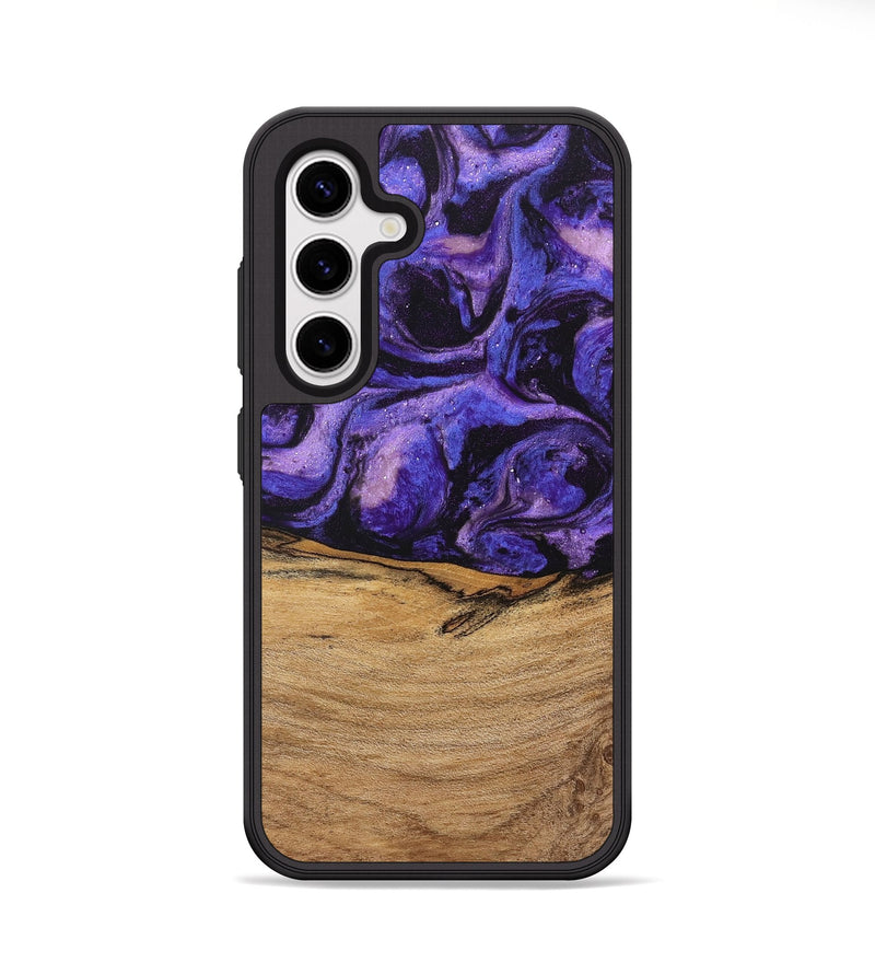 Galaxy S25 Wood Phone Case - Karyme (Purple, 746751)