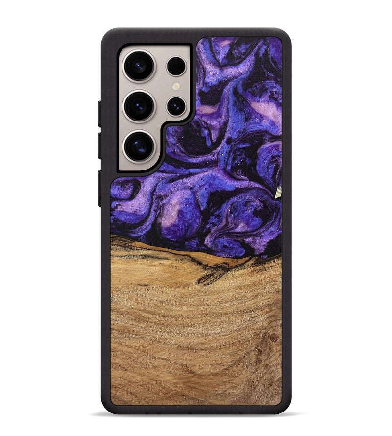 Galaxy S25 Ultra Wood Phone Case - Karyme (Purple, 746751)