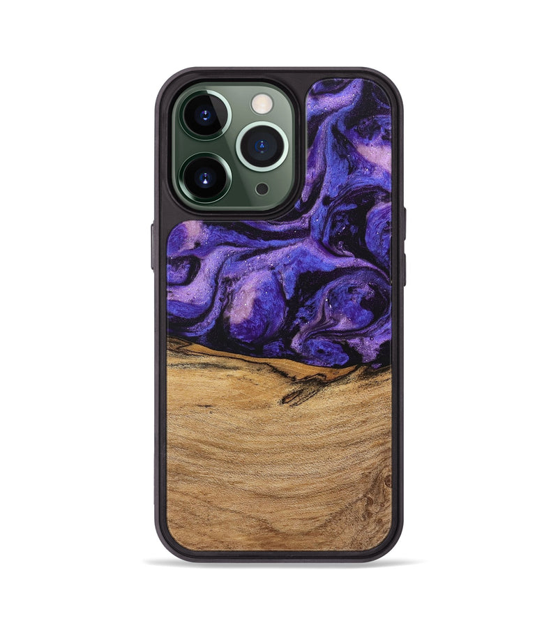 iPhone 13 Pro Wood Phone Case - Karyme (Purple, 746751)