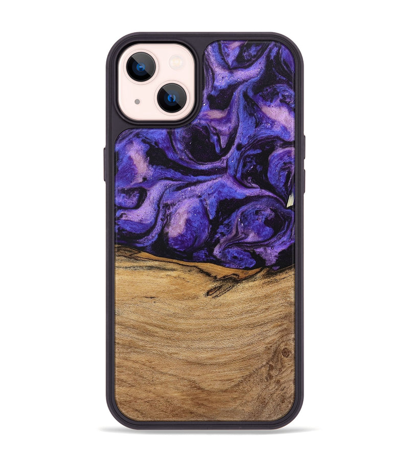 iPhone 14 Plus Wood Phone Case - Karyme (Purple, 746751)