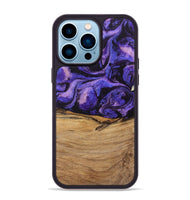 iPhone 14 Pro Max Wood Phone Case - Karyme (Purple, 746751)