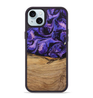 iPhone 15 Plus Wood Phone Case - Karyme (Purple, 746751)