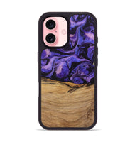 iPhone 16 Wood Phone Case - Karyme (Purple, 746751)