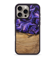 iPhone 16 Pro Max Wood Phone Case - Karyme (Purple, 746751)