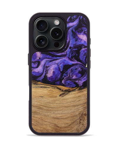 iPhone 16 Pro Wood Phone Case - Karyme (Purple, 746751)