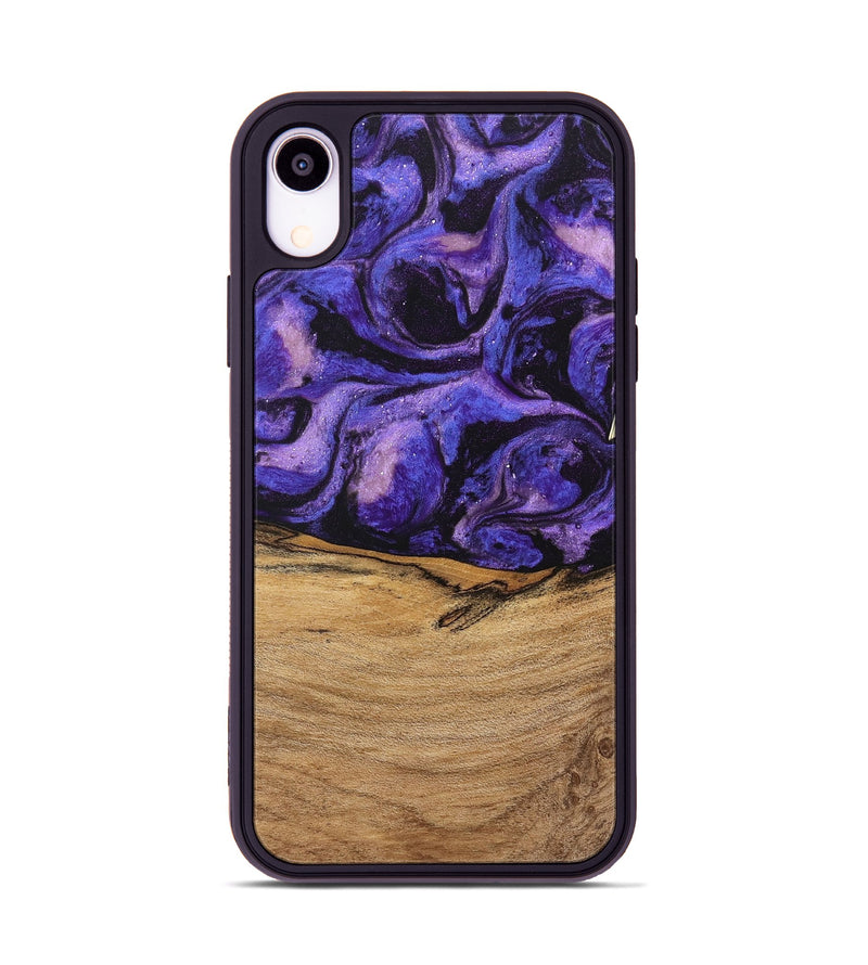 iPhone Xr Wood Phone Case - Karyme (Purple, 746751)