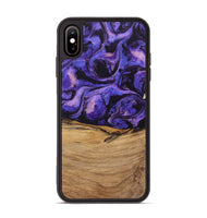 iPhone Xs Max Wood Phone Case - Karyme (Purple, 746751)