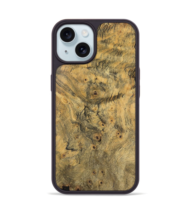 iPhone 15 Wood Phone Case - Shelbi (Wood Burl, 746752)