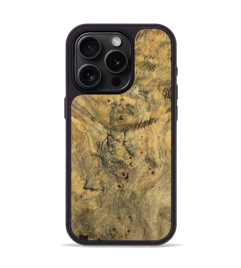 iPhone 15 Pro Wood Phone Case - Shelbi (Wood Burl, 746752)