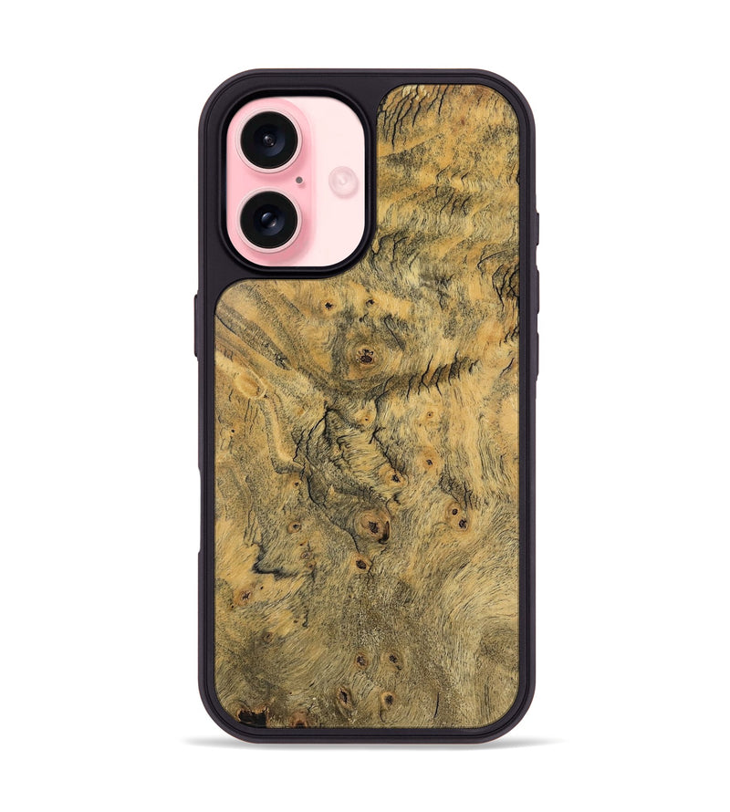 iPhone 16 Wood Phone Case - Shelbi (Wood Burl, 746752)