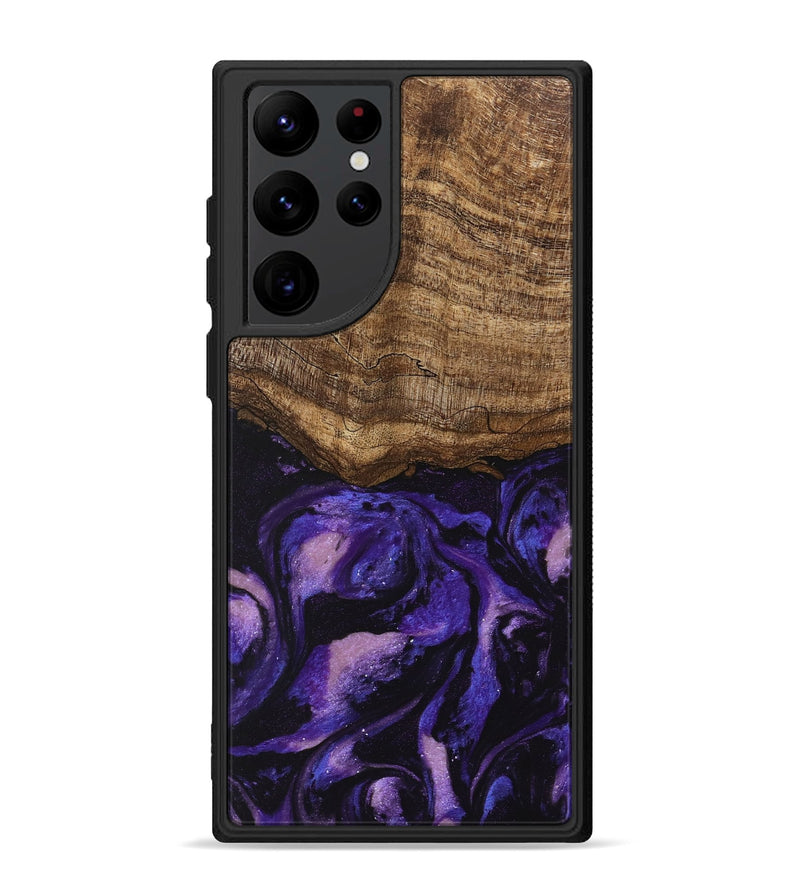 Galaxy S22 Ultra Wood Phone Case - Lexi (Purple, 746756)