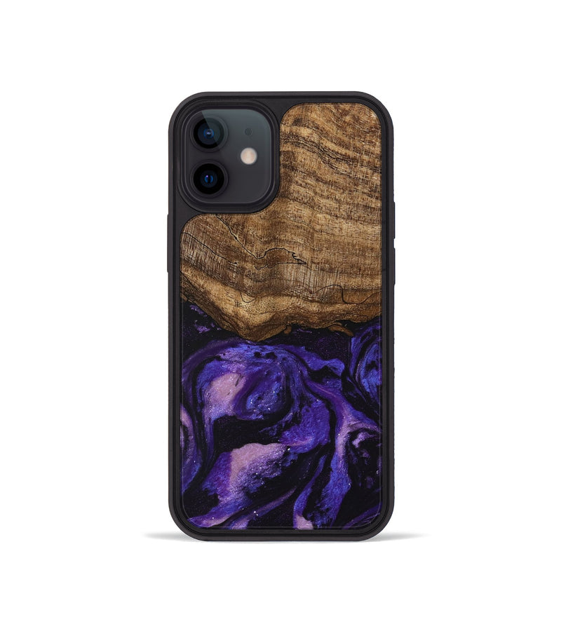 iPhone 12 mini Wood Phone Case - Lexi (Purple, 746756)