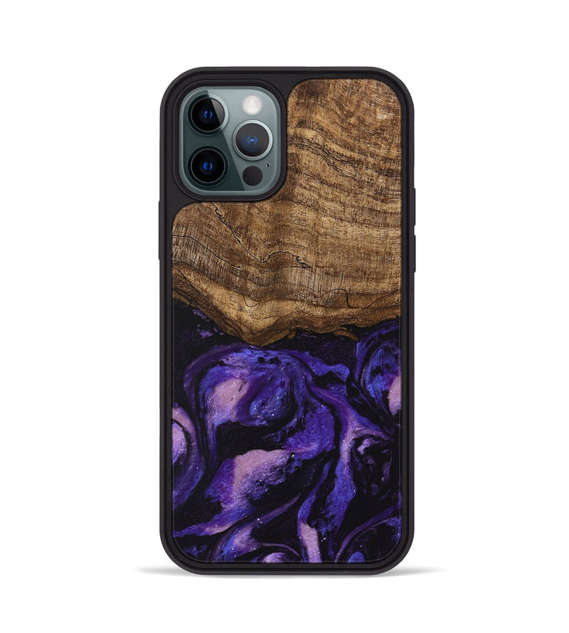 iPhone 12 Pro Wood Phone Case - Lexi (Purple, 746756)