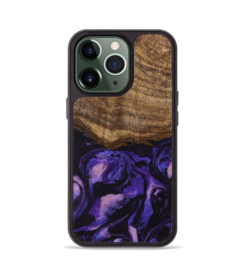 iPhone 13 Pro Wood Phone Case - Lexi (Purple, 746756)