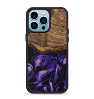 iPhone 14 Pro Max Wood Phone Case - Lexi (Purple, 746756)