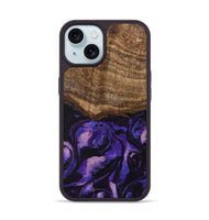 iPhone 15 Wood Phone Case - Lexi (Purple, 746756)