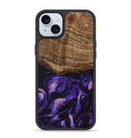 iPhone 15 Plus Wood Phone Case - Lexi (Purple, 746756)