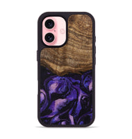 iPhone 16 Wood Phone Case - Lexi (Purple, 746756)