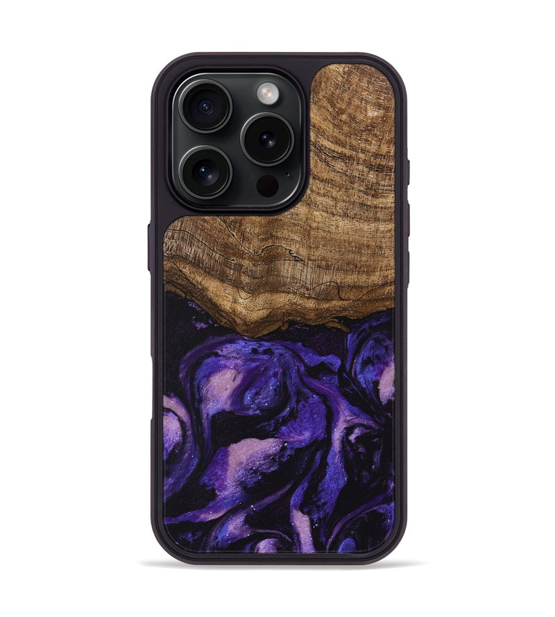 iPhone 16 Pro Wood Phone Case - Lexi (Purple, 746756)