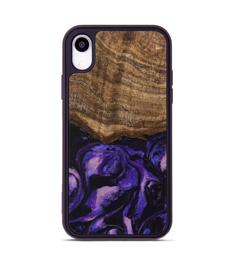 iPhone Xr Wood Phone Case - Lexi (Purple, 746756)