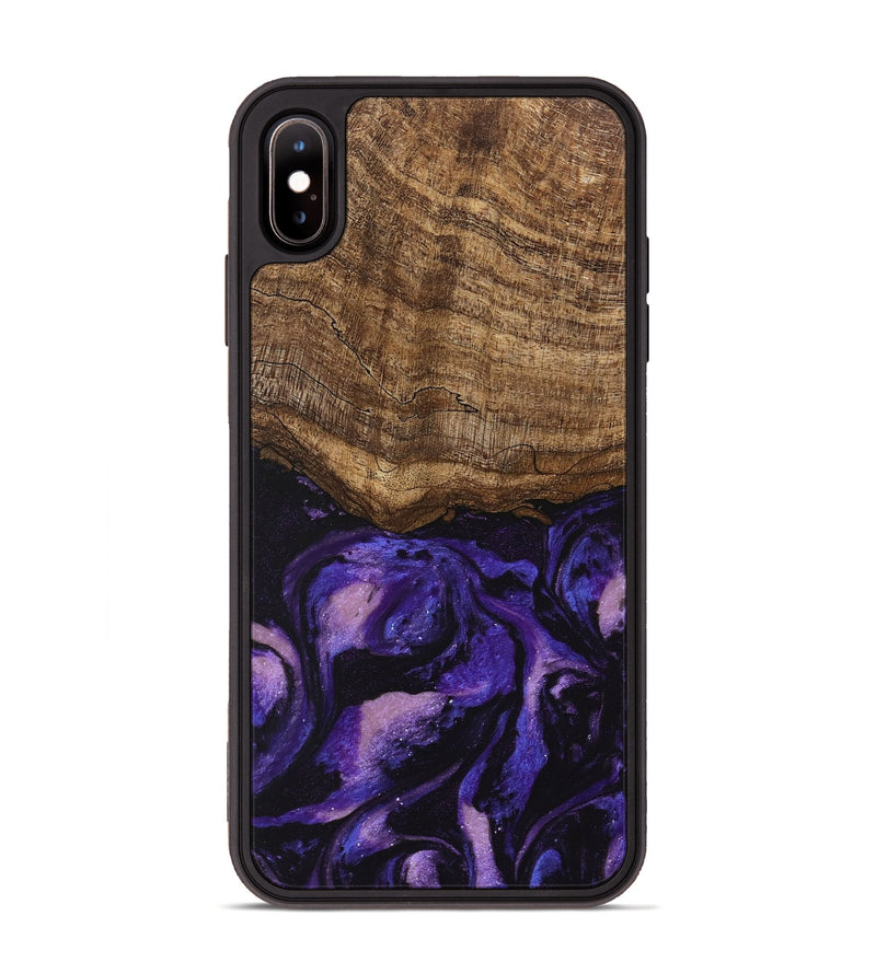 iPhone Xs Max Wood Phone Case - Lexi (Purple, 746756)