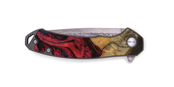 EDC Wood Pocket Knife - Janine (Red, 746759)