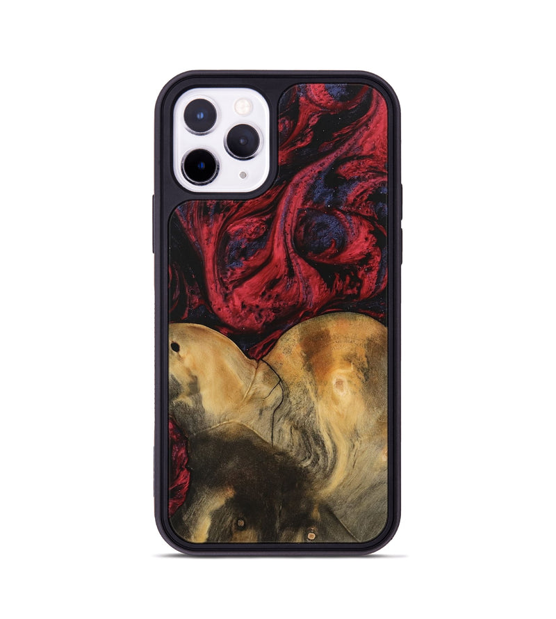 iPhone 11 Pro Wood Phone Case - Janine (Red, 746759)