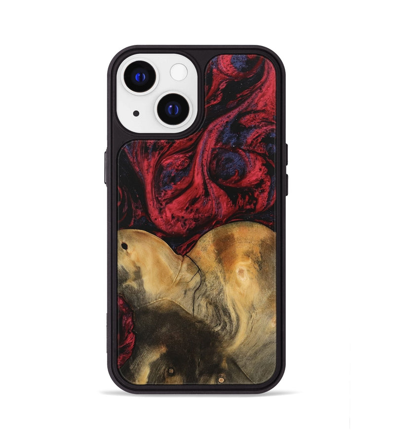 iPhone 13 Wood Phone Case - Janine (Red, 746759)