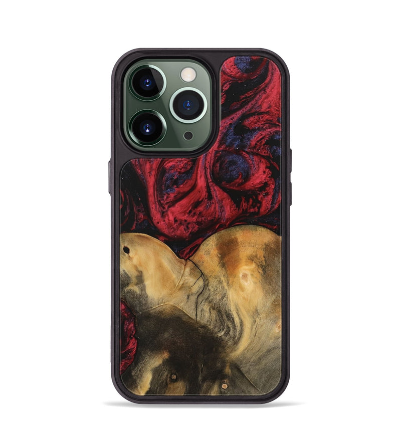 iPhone 13 Pro Wood Phone Case - Janine (Red, 746759)