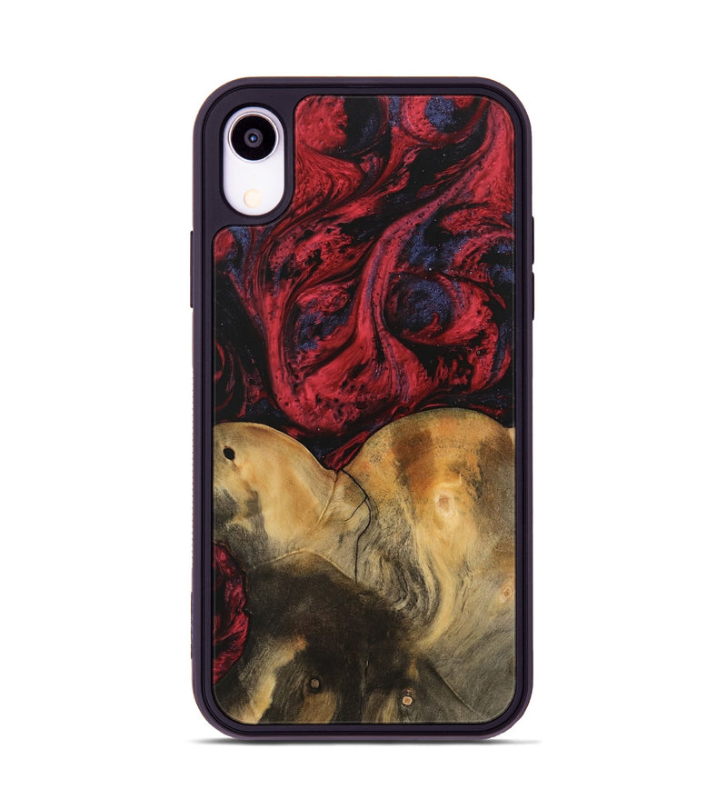 iPhone Xr Wood Phone Case - Janine (Red, 746759)