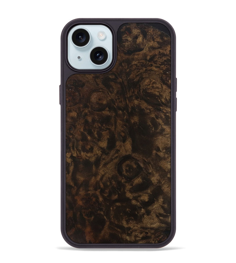 iPhone 15 Plus Wood Phone Case - Eva (Wood Burl, 746760)