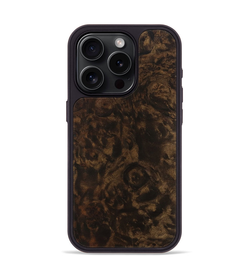 iPhone 15 Pro Wood Phone Case - Eva (Wood Burl, 746760)