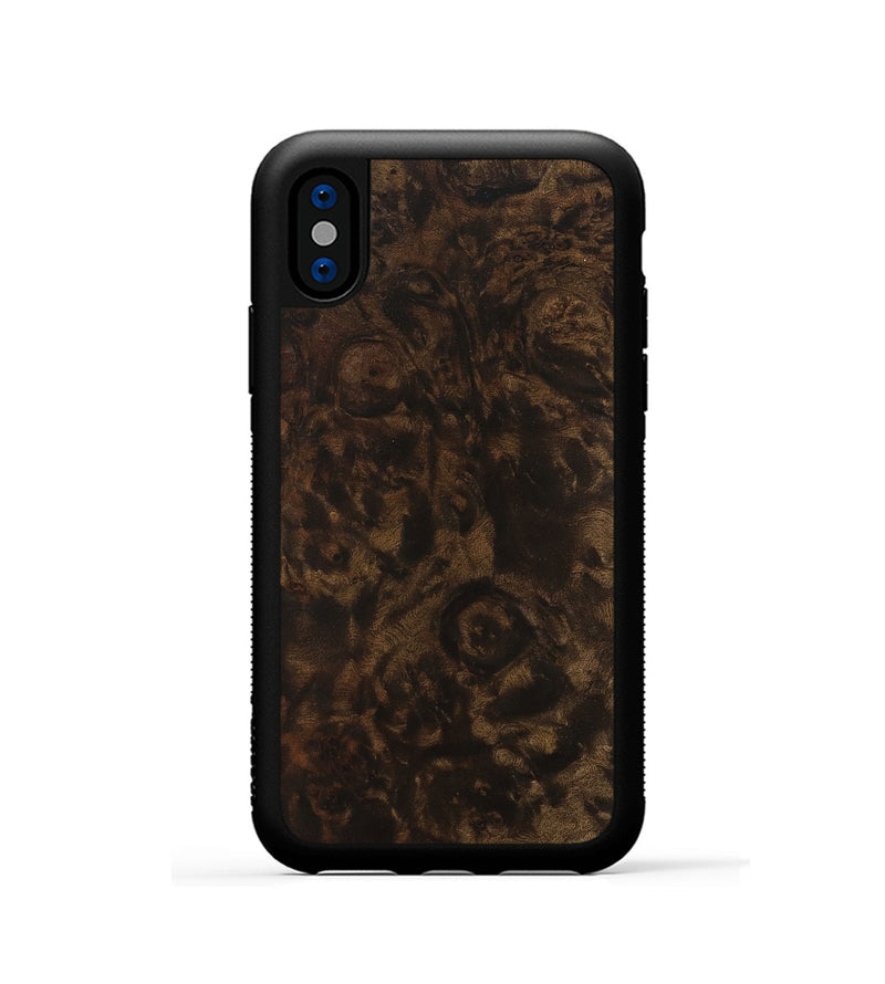 iPhone Xs Wood Phone Case - Eva (Wood Burl, 746760)