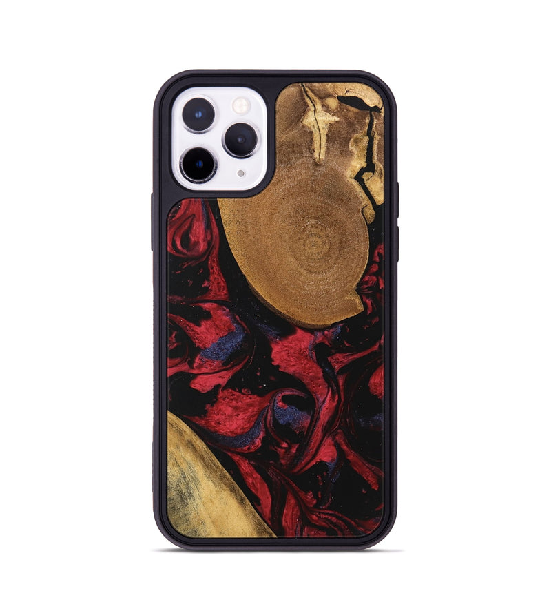 iPhone 11 Pro Wood Phone Case - Jordin (Red, 746763)