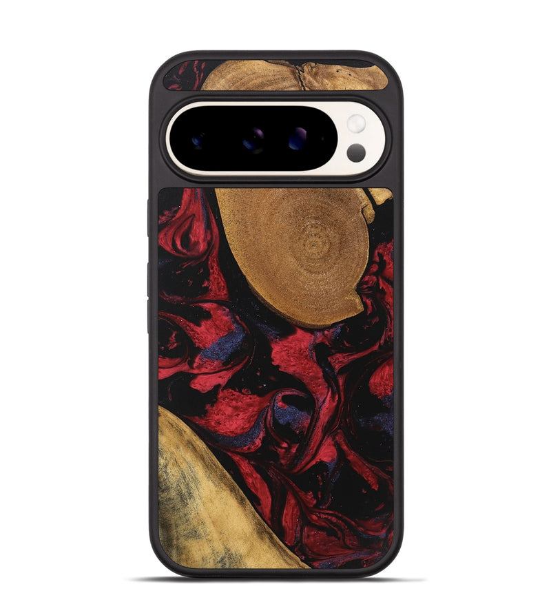 Pixel 9 Pro Wood Phone Case - Jordin (Red, 746763)