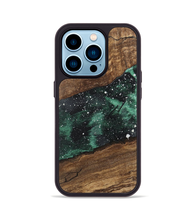 iPhone 14 Pro Wood Phone Case - Corene (Cosmos, 746769)