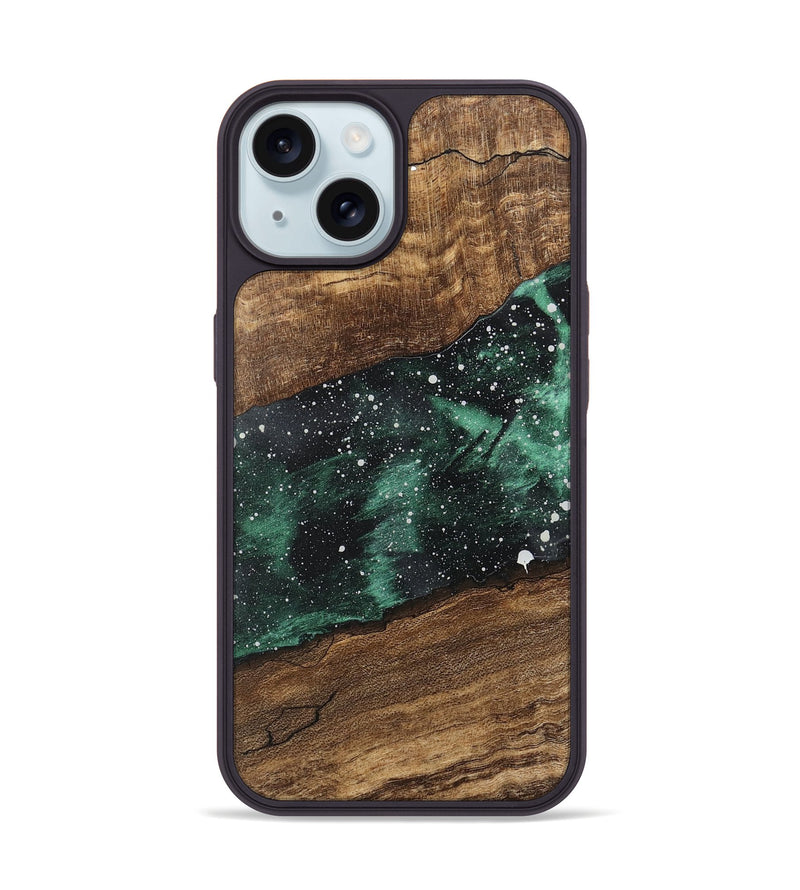 iPhone 15 Wood Phone Case - Corene (Cosmos, 746769)