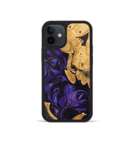 iPhone 12 mini Wood Phone Case - Garnett (Purple, 746775)