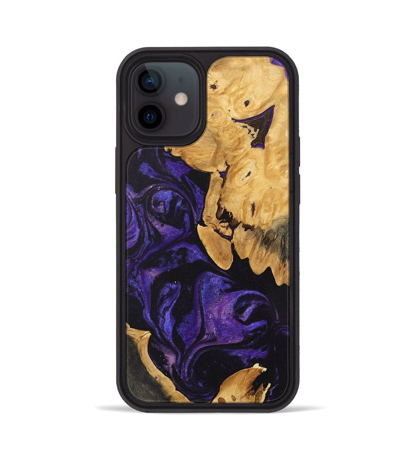 iPhone 12 Wood Phone Case - Garnett (Purple, 746775)