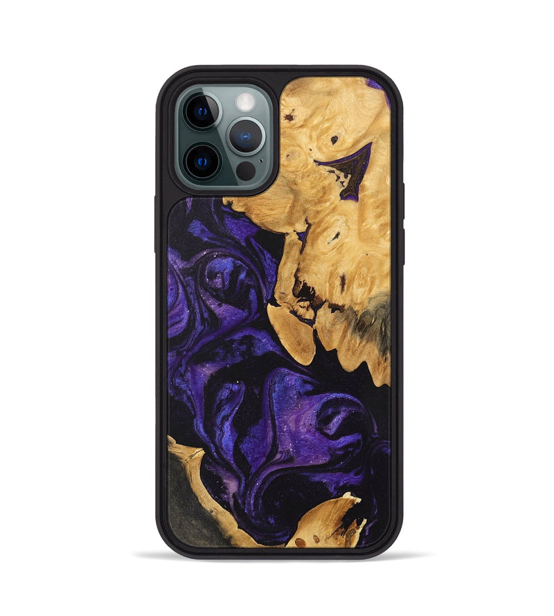 iPhone 12 Pro Wood Phone Case - Garnett (Purple, 746775)