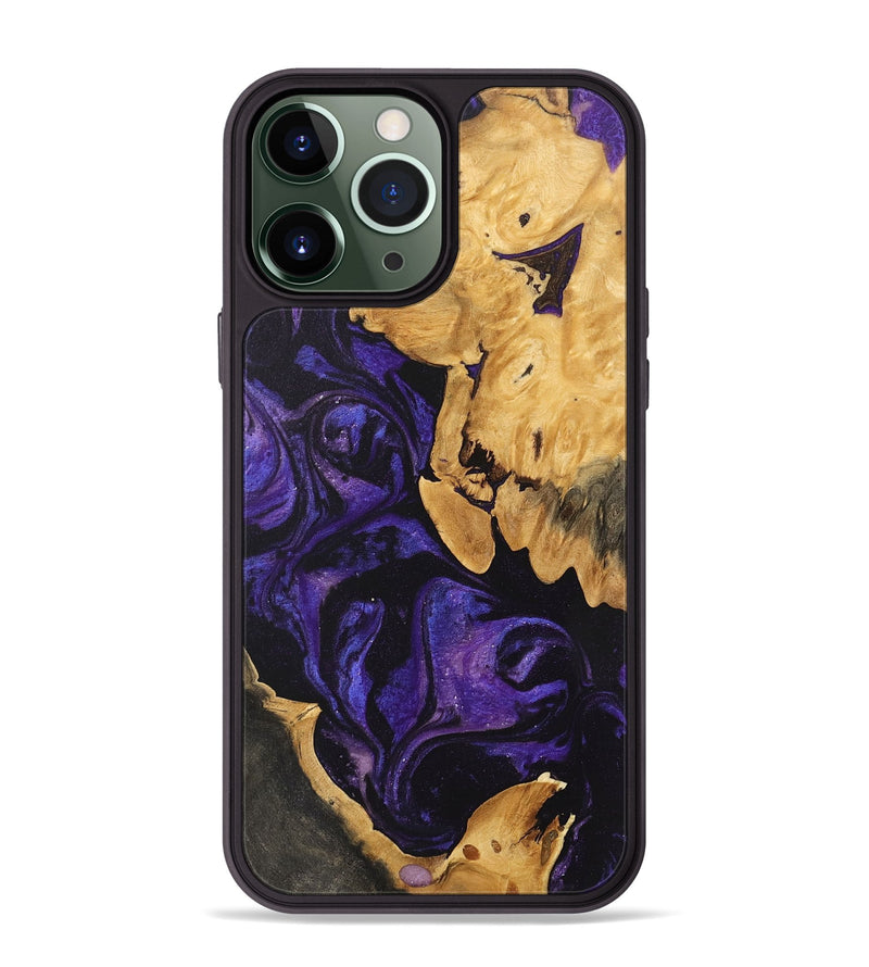 iPhone 13 Pro Max Wood Phone Case - Garnett (Purple, 746775)