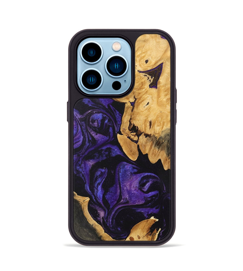 iPhone 14 Pro Wood Phone Case - Garnett (Purple, 746775)