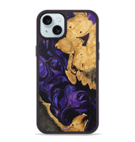 iPhone 15 Plus Wood Phone Case - Garnett (Purple, 746775)