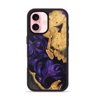 iPhone 16 Wood Phone Case - Garnett (Purple, 746775)