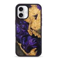 iPhone 16 Plus Wood Phone Case - Garnett (Purple, 746775)