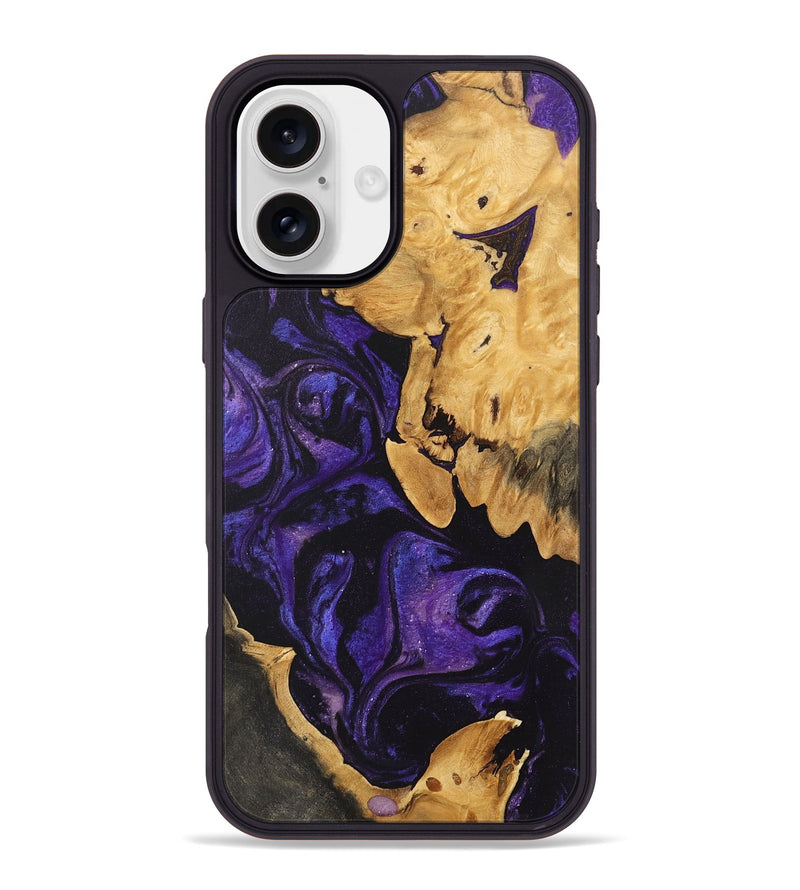 iPhone 16 Plus Wood Phone Case - Garnett (Purple, 746775)