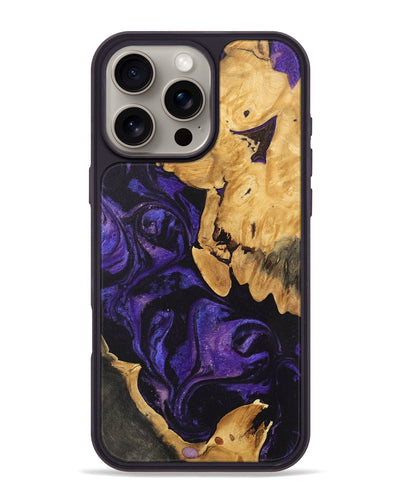 iPhone 16 Pro Max Wood Phone Case - Garnett (Purple, 746775)