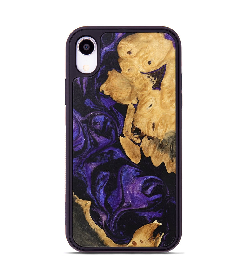 iPhone Xr Wood Phone Case - Garnett (Purple, 746775)