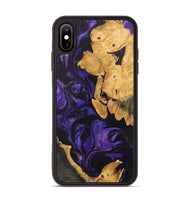 iPhone Xs Max Wood Phone Case - Garnett (Purple, 746775)